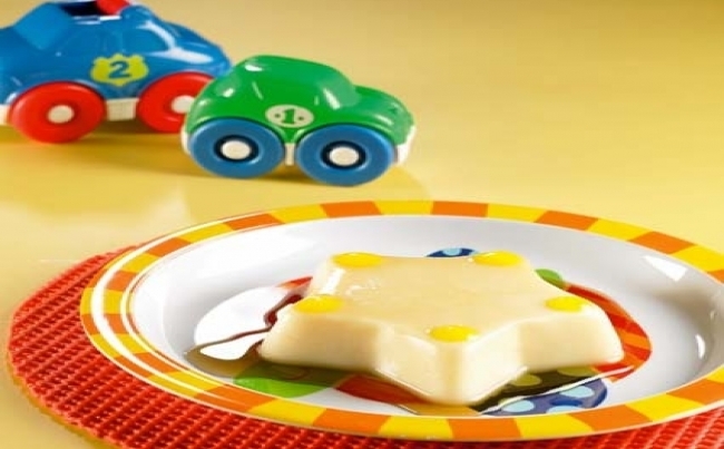 Flan de piña